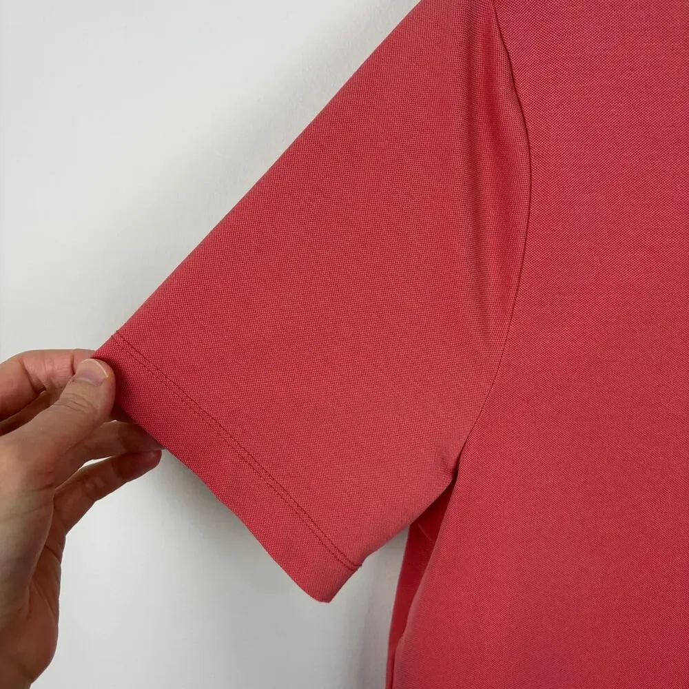 J. Crew NEW Classic Untucked performance piqué polo shirt Med Seasoned Red 2025
